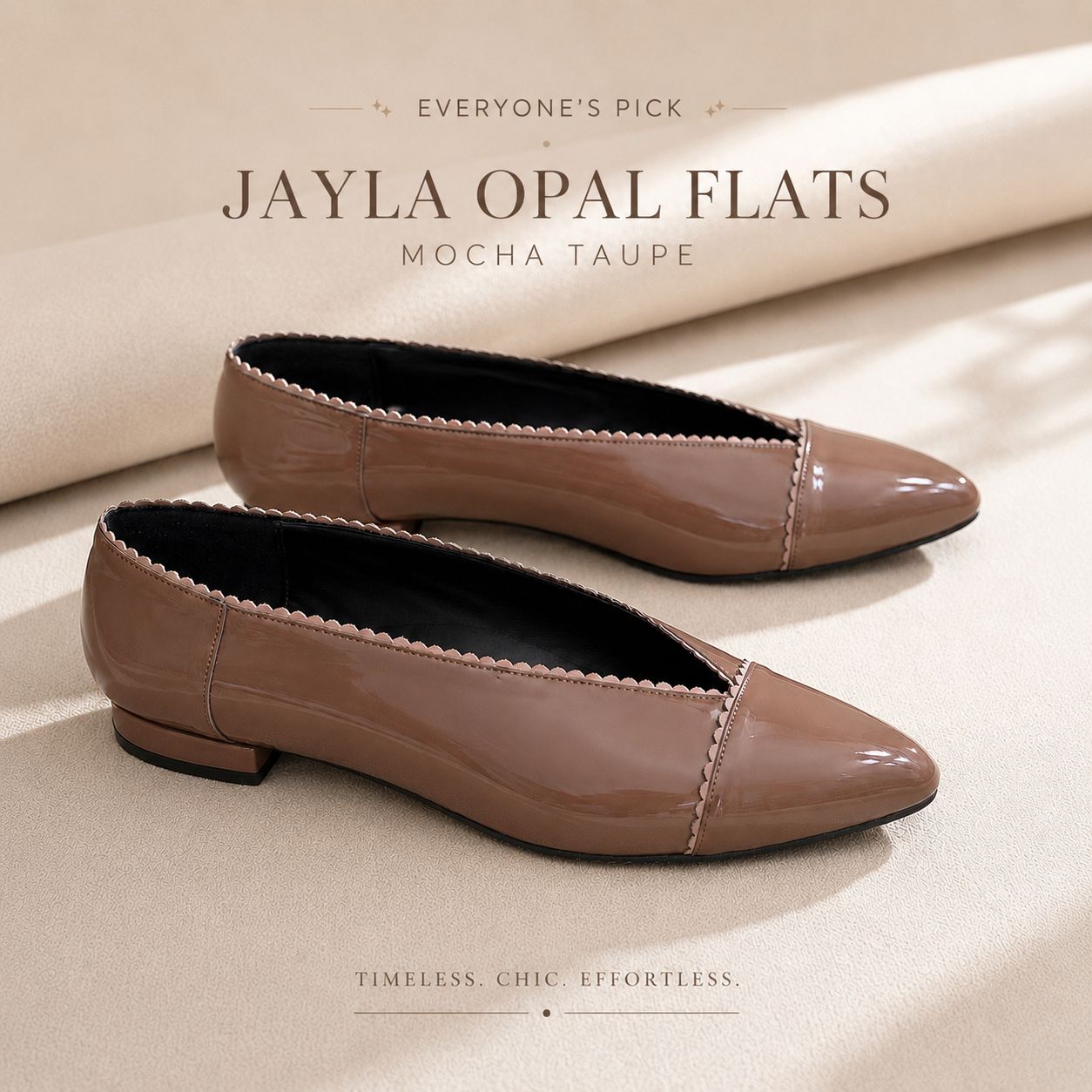 Jayla Opal Flats - Mocha Taupe (Preorder) – 2Morrow Lifestyle
