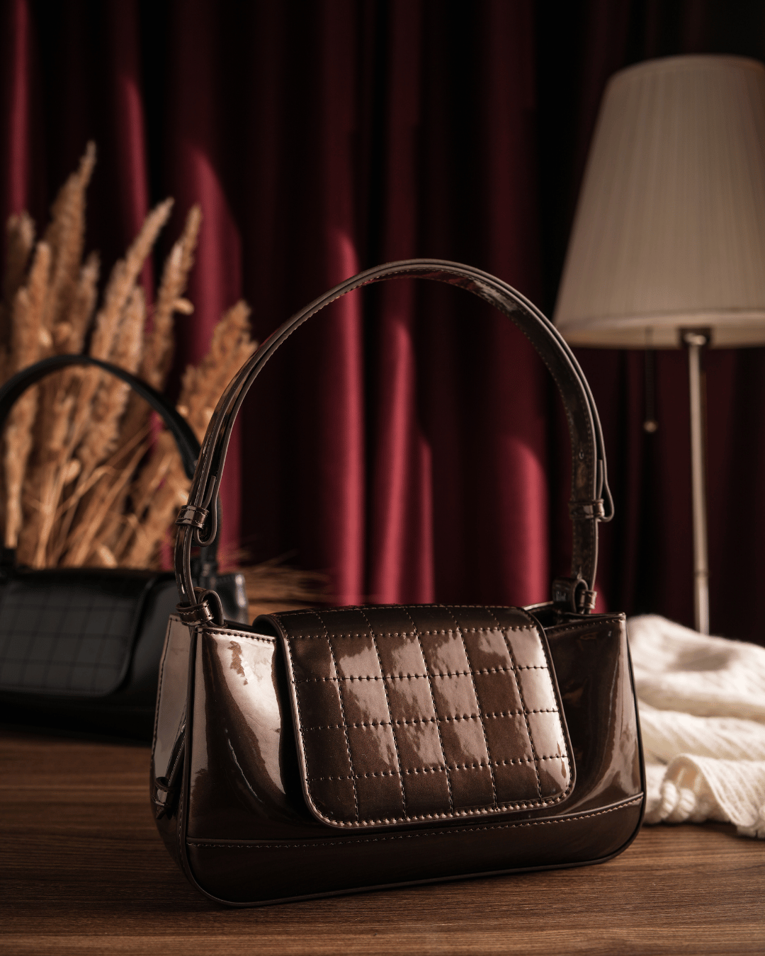 Mia Shoulder Bag - Bronze