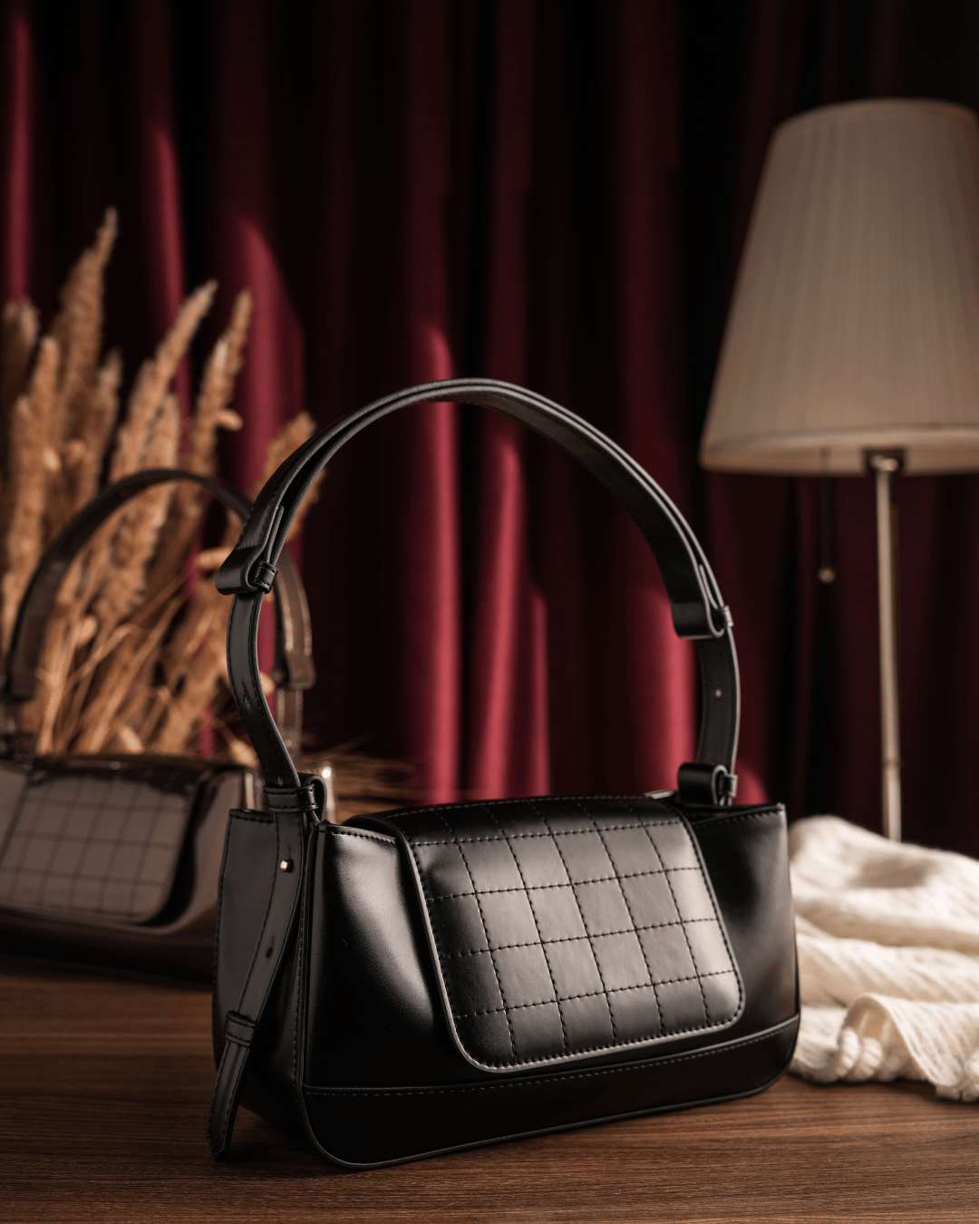 Mia Shoulder Bag - Midnight Black