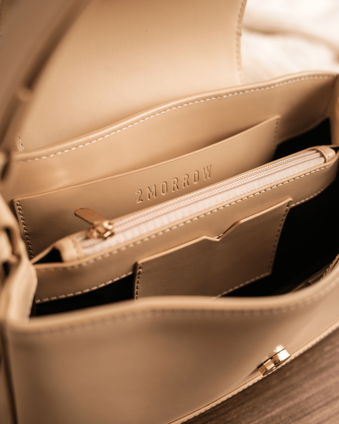 Mia Shoulder Bag - Bronze