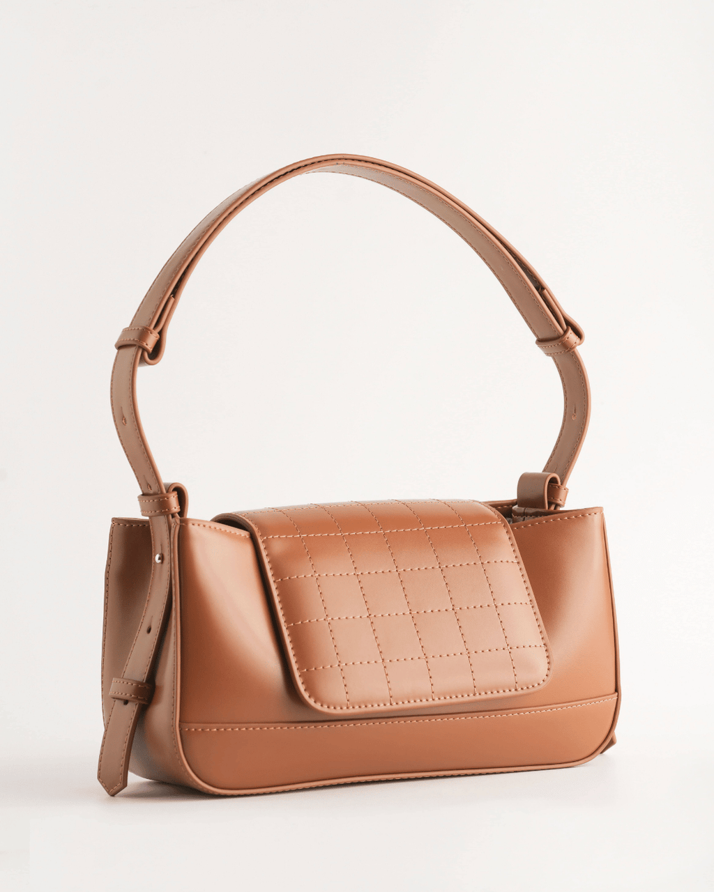 Mia Shoulder Bag - Camel Brown
