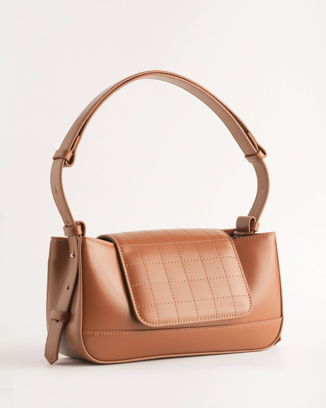 Mia Shoulder Bag - Camel Brown