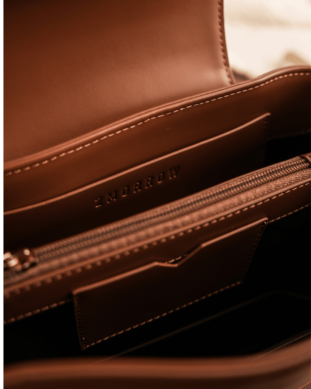 Mia Shoulder Bag - Camel Brown