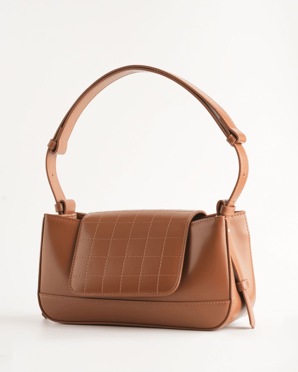 Mia Shoulder Bag - Camel Brown