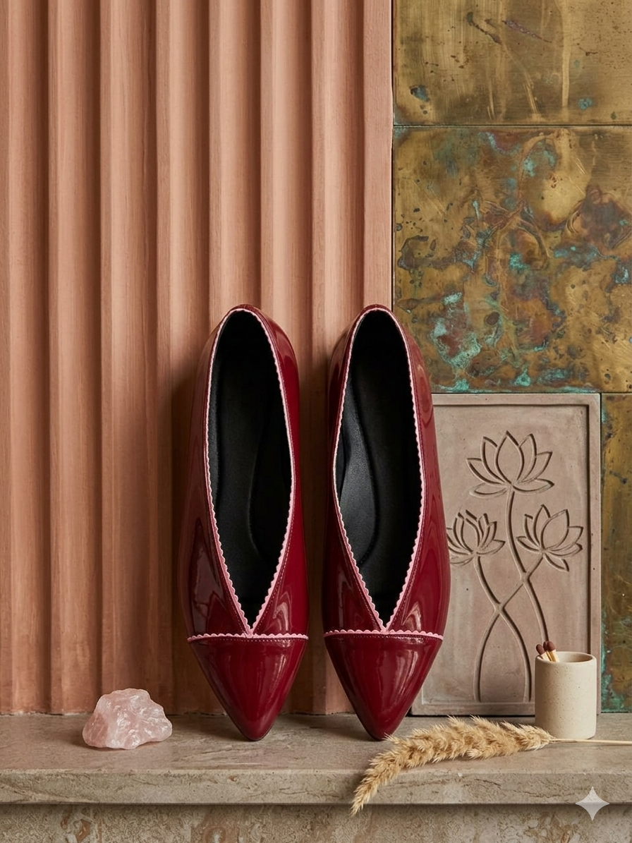Jayla Opal Flats - Merlot (Preorder)