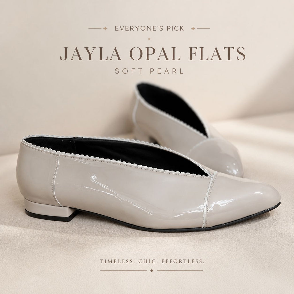 Jayla Opal Flats - Soft Pearl (Preorder)