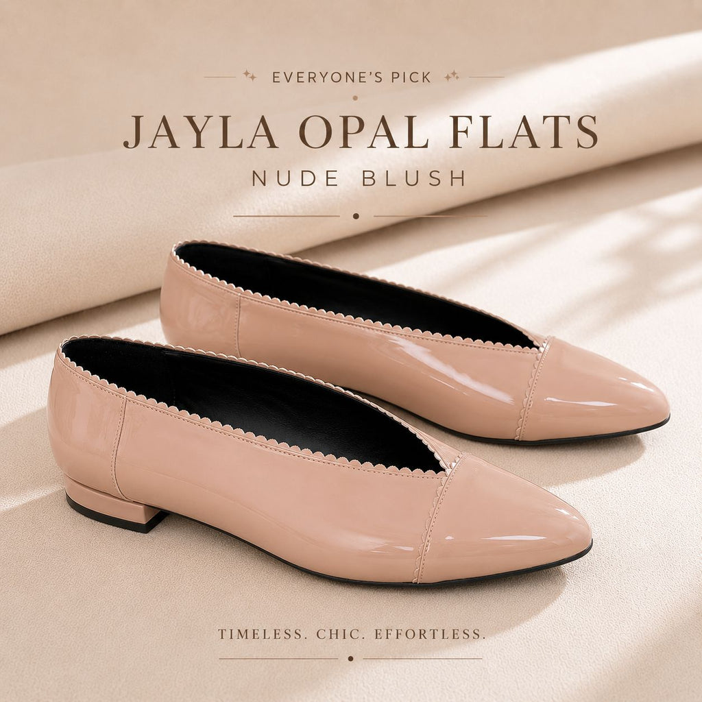 Jayla Opal Flats - Nude Blush (Preorder)