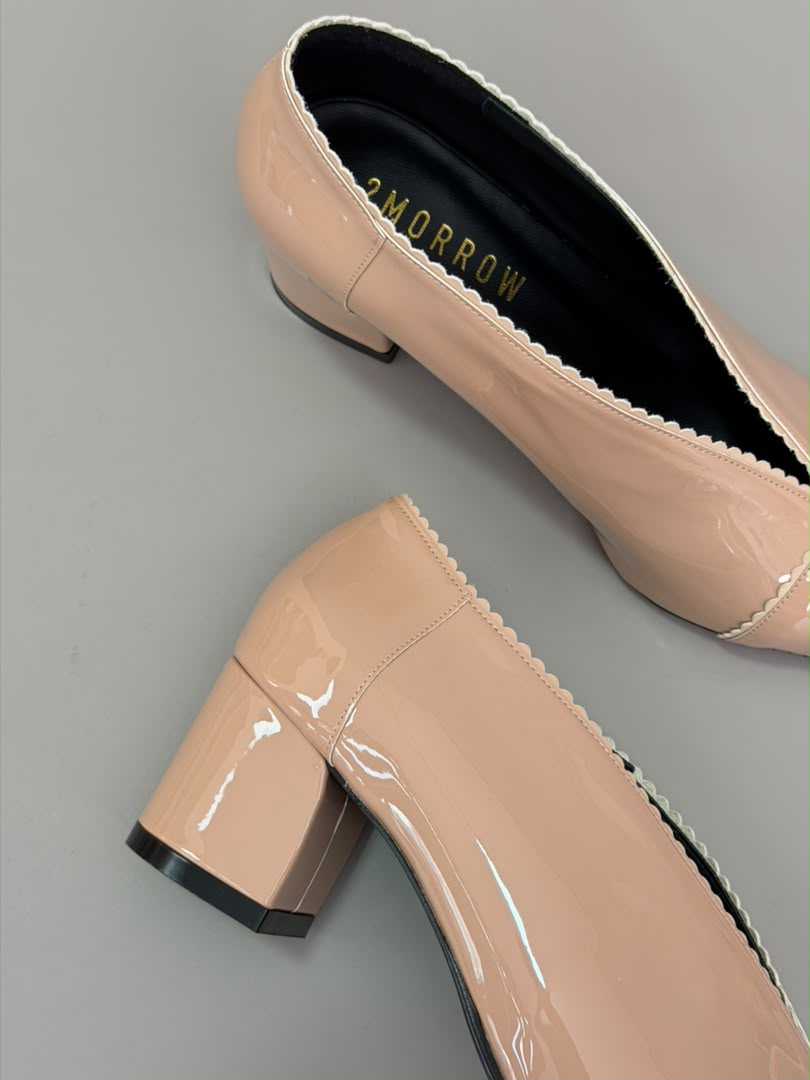 Jayla Opal Heels - Nude Blush (Preorder)