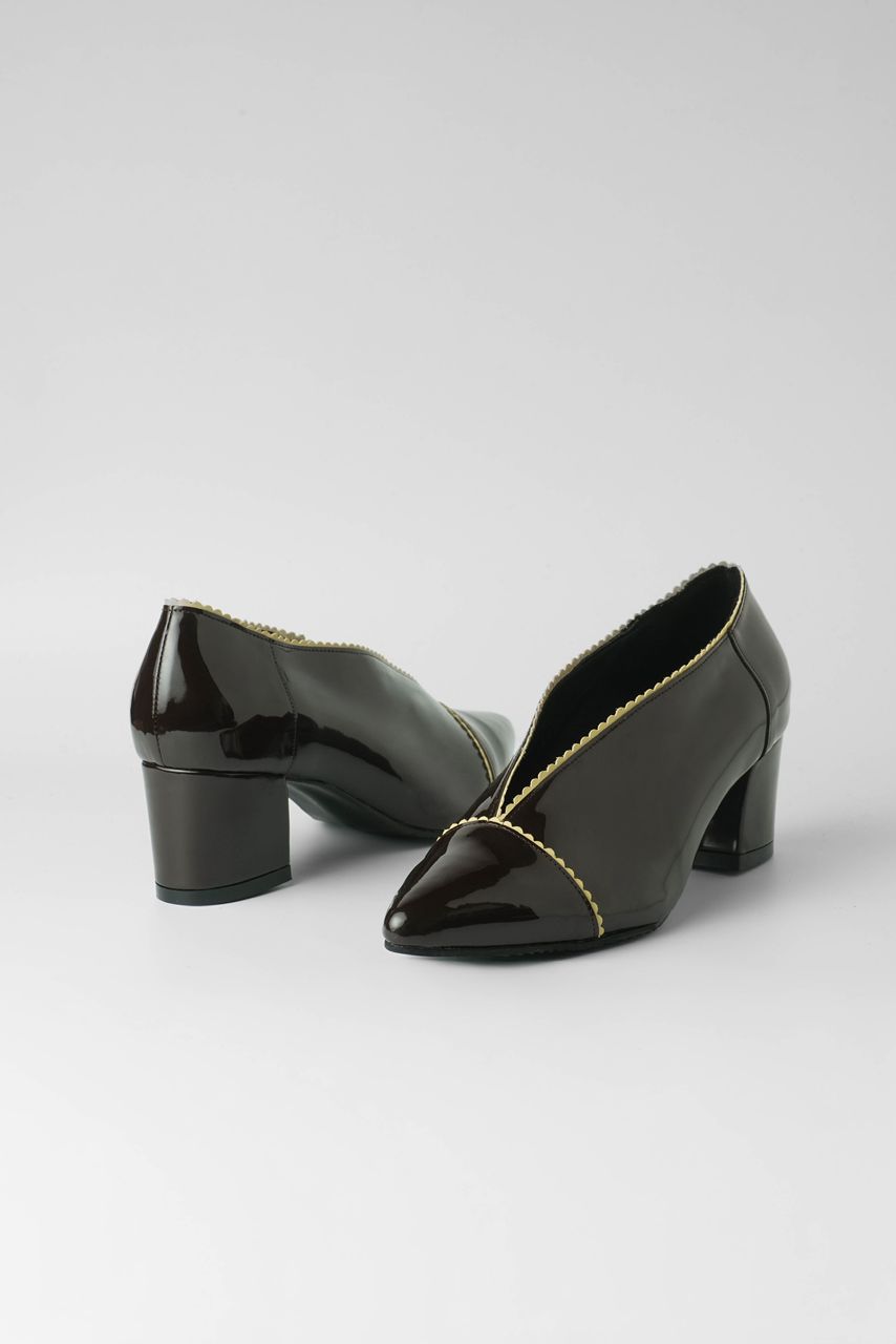 Jayla Opal Heels Chunky - Dark Mocha (Preorder)