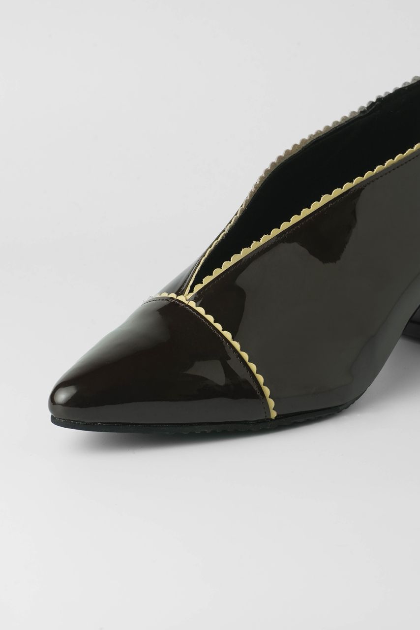 Jayla Opal Heels Chunky - Dark Mocha (Preorder)