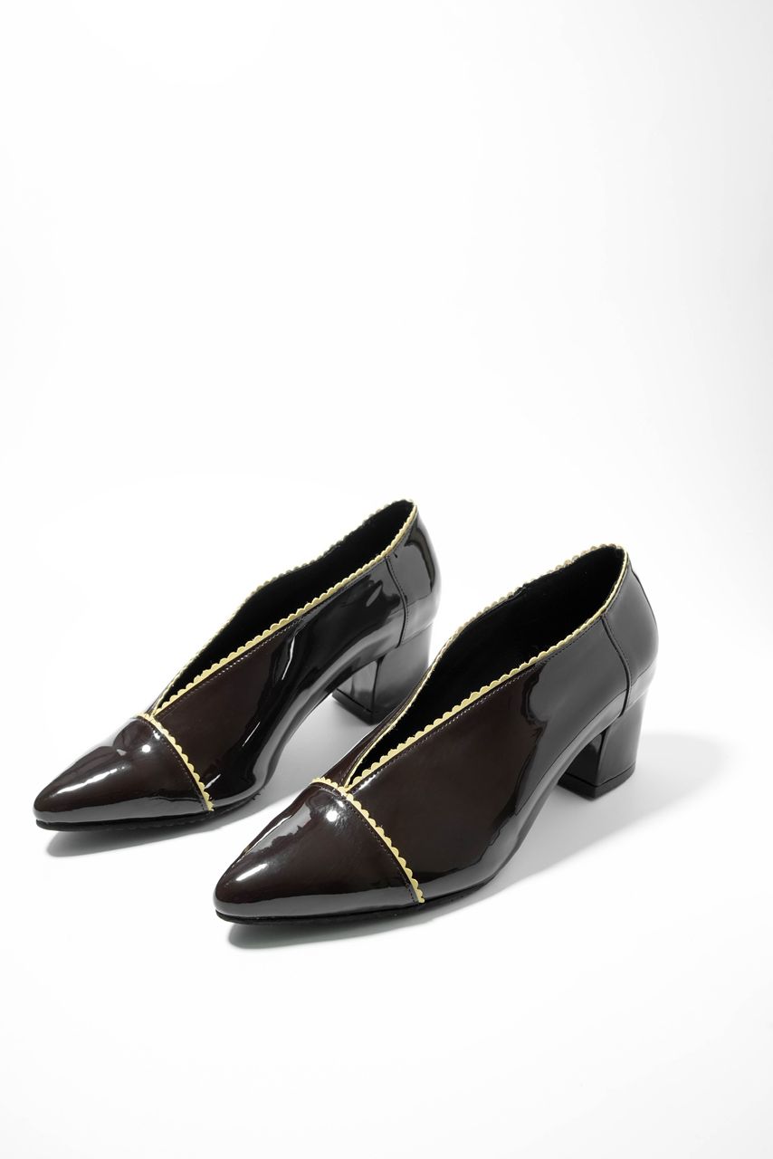 Jayla Opal Heels Chunky - Dark Mocha (Preorder)