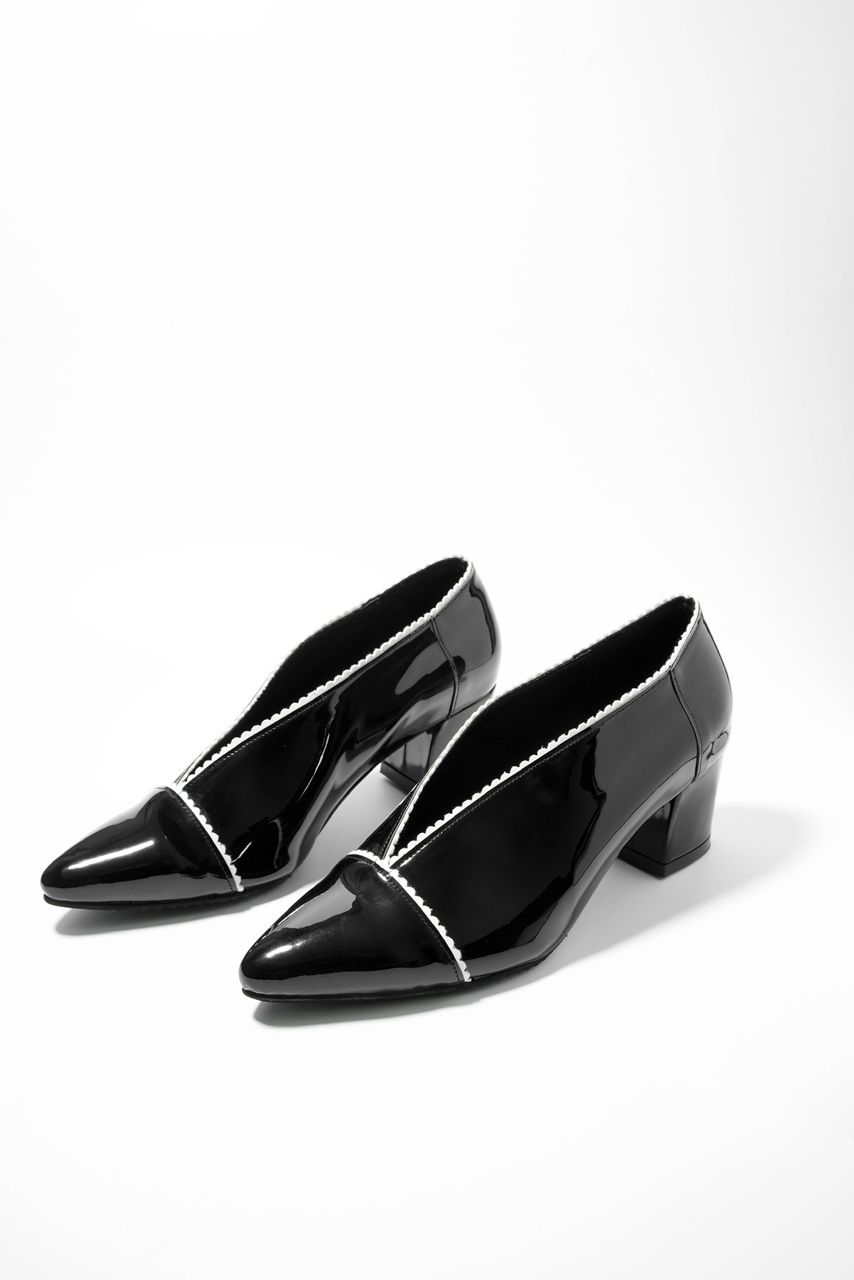 Jayla Opal Heels Chunky - Retro Noir (Preorder)