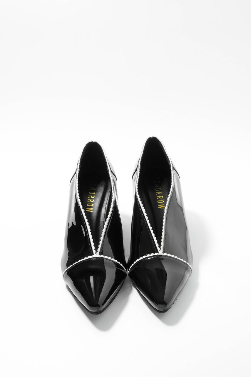 Jayla Opal Heels Chunky - Retro Noir (Preorder)