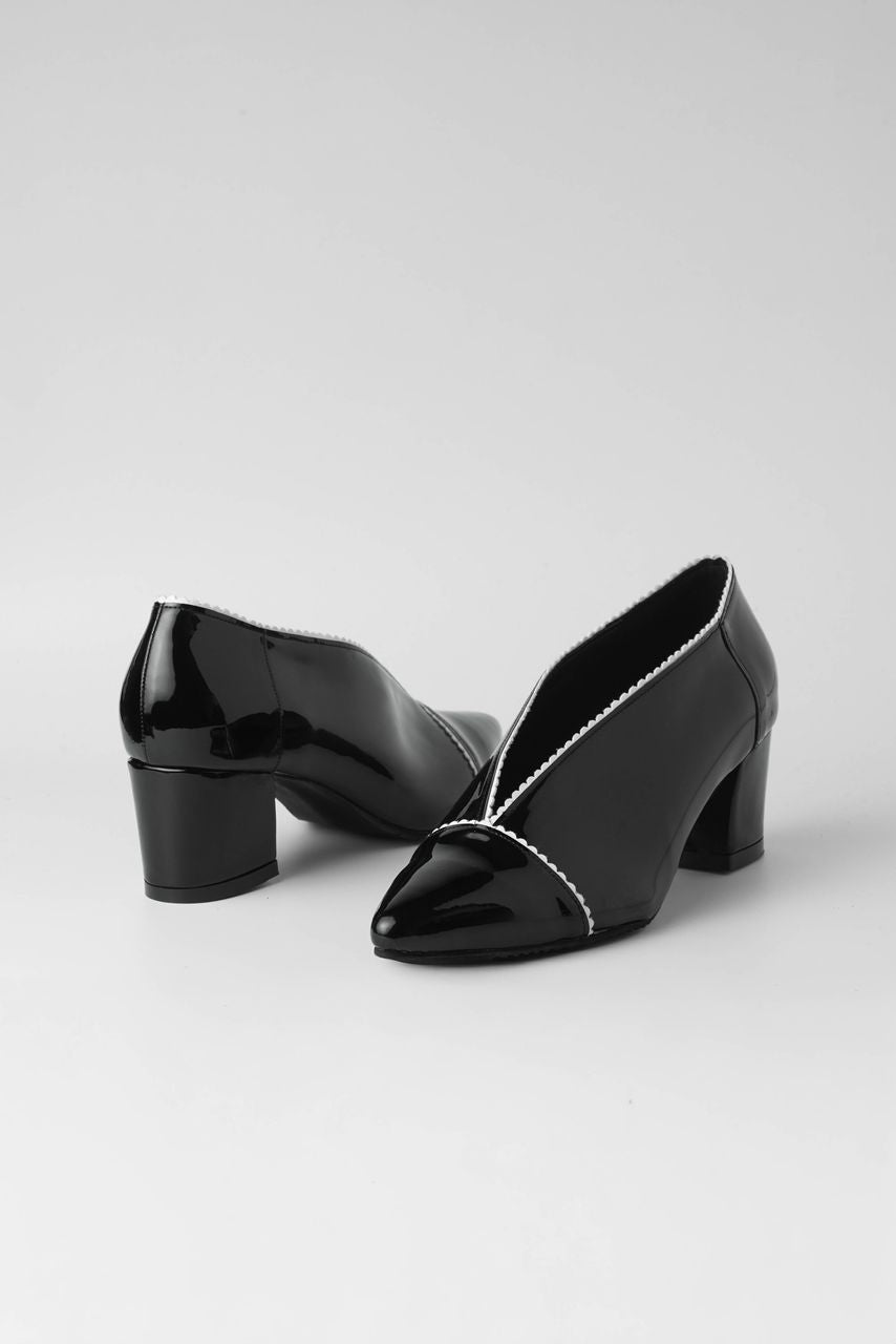 Jayla Opal Heels Chunky - Retro Noir (Preorder)