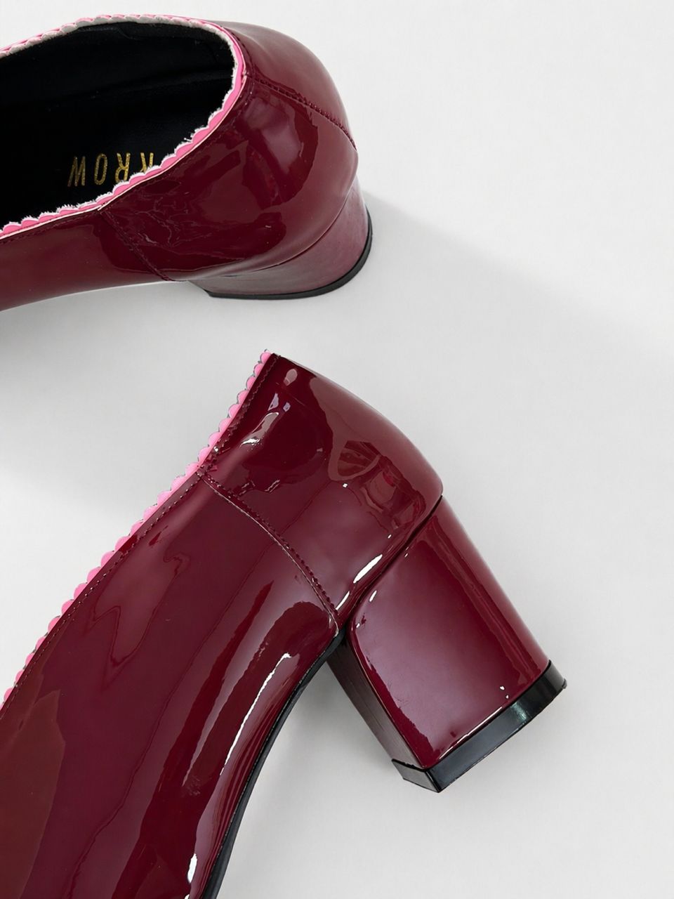 Jayla Opal Heels Chunky -Merlot (Preorder)