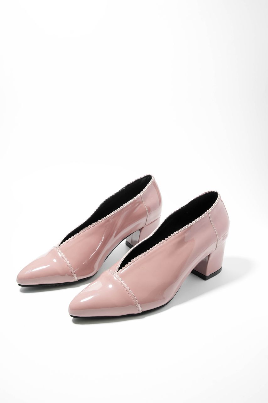 Jayla Opal Heels Chunky - Dusty Rose (Preorder)