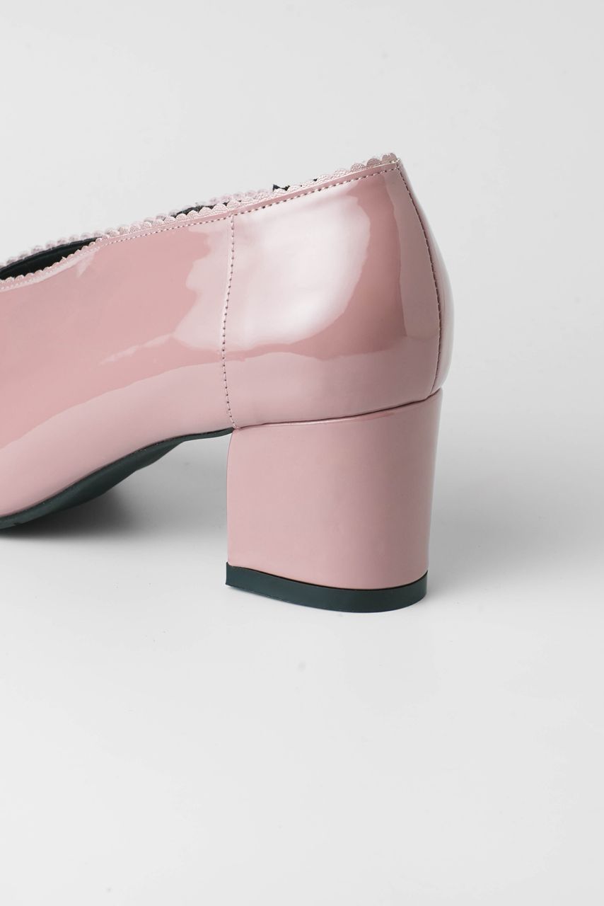 Jayla Opal Heels Chunky - Dusty Rose (Preorder)