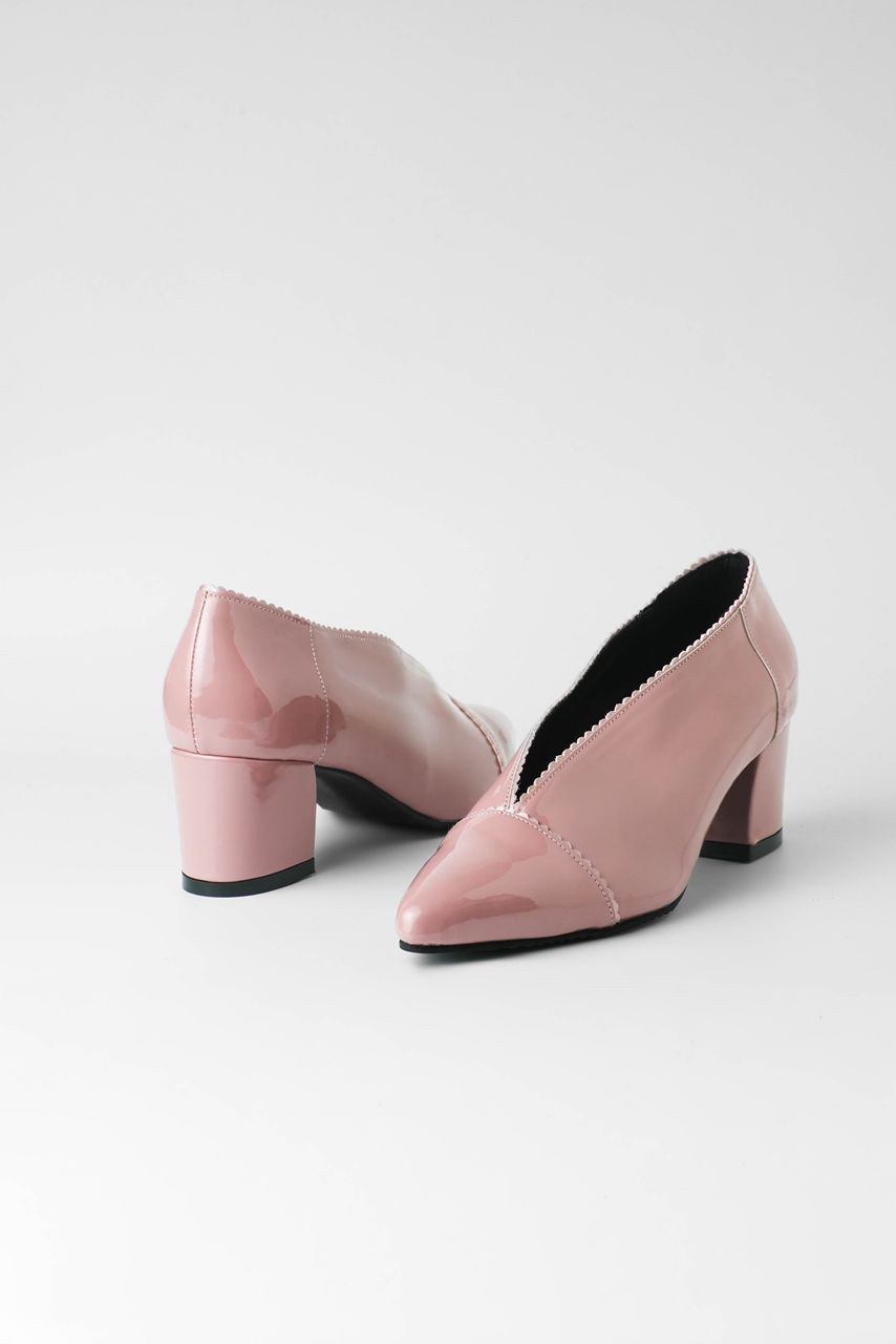 Jayla Opal Heels Chunky - Dusty Rose (Preorder)