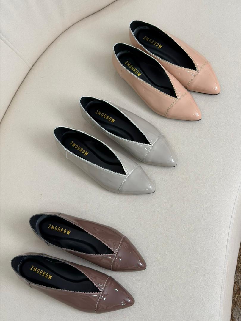Jayla Opal Flats - Soft Pearl (Preorder)